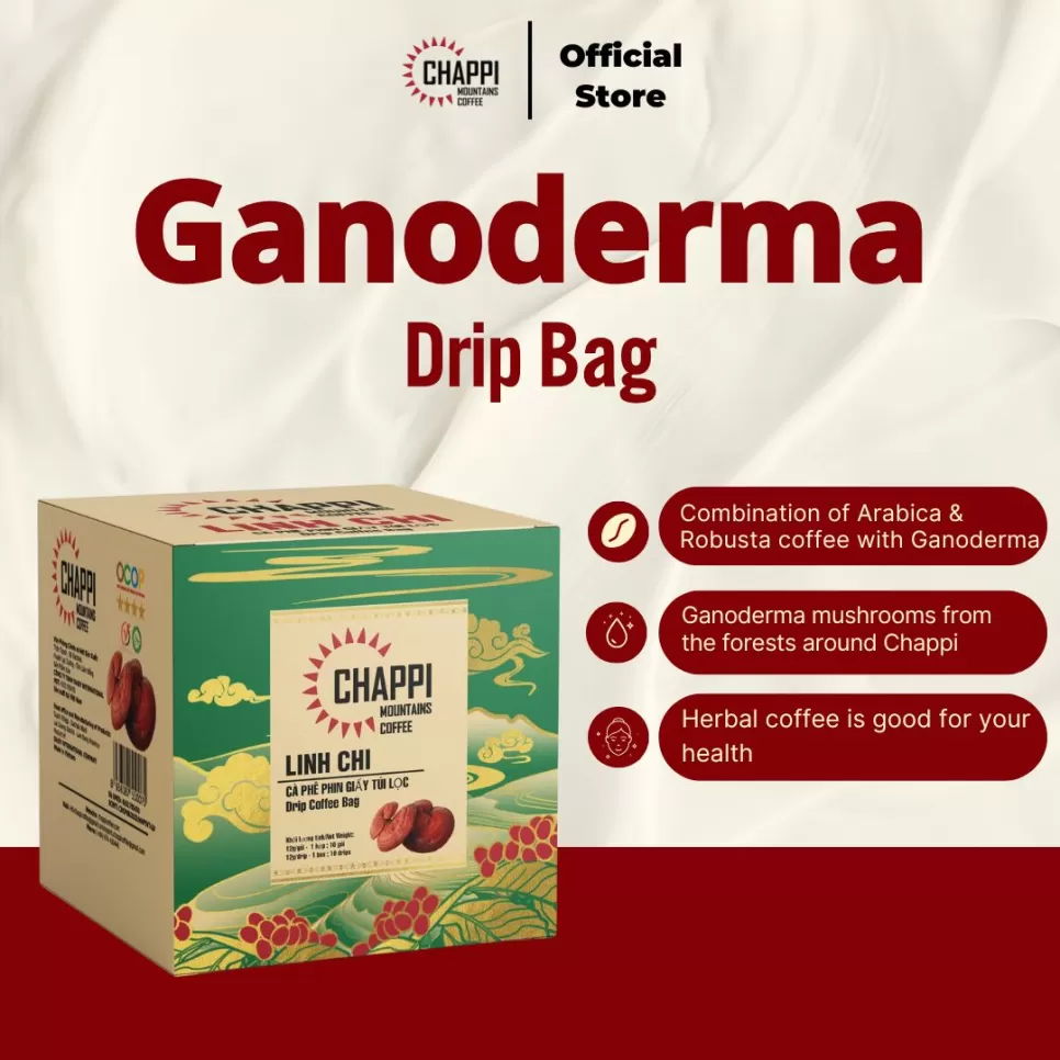 Chappi Specialty Drip Bag Coffee Mix With Ganoderma